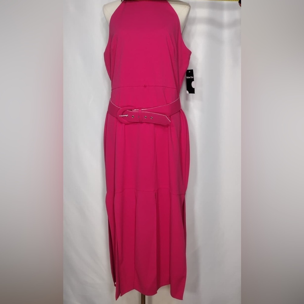 Madison Elegant Pink Halter Dress size 16 brand new w tags